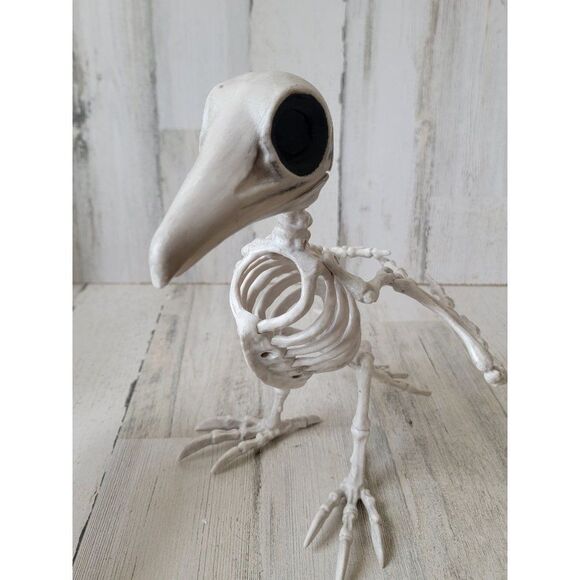 Crazy bonez skeleton bird dodo crow Halloween prop decor - Picture 7 of 9